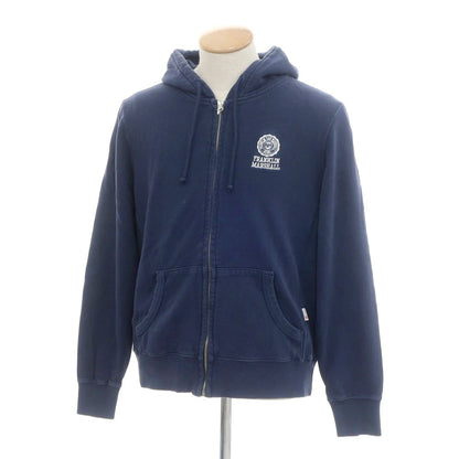 [Used] Franklin &amp;amp; Marshall Cotton Zip-up Hoodie Navy [S] [Condition Rank C] [Men&