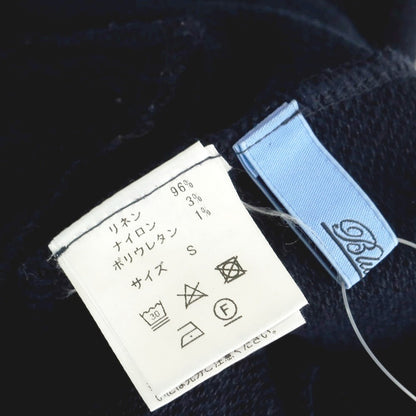 [Used] Blu Bre Linen Nylon Knit Easy Pants Navy [S] [Condition Rank C] [Men&