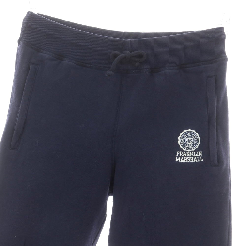 【中古】フランクリンマーシャル FRANKLIN&amp;MARSHALL コットン スウェットパンツ ネイビー【サイズS】【 状態ランクD 】【 メンズ 】 [DPD]