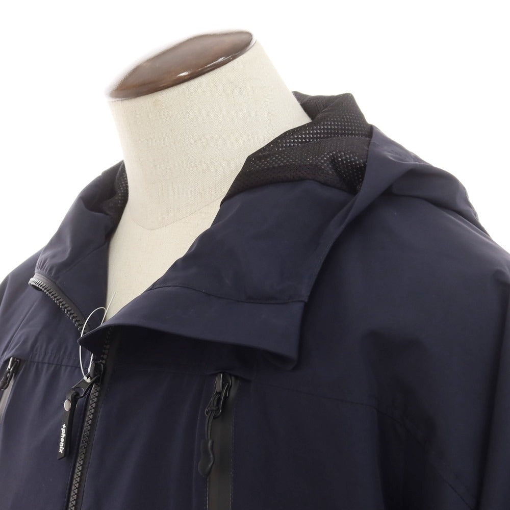 【中古】プラスフェニックス Plus Phenix ゴアウインドストッパー マウンテンパーカー ダークネイビー【サイズL】【 状態ランクB 】【 メンズ 】[EPD]