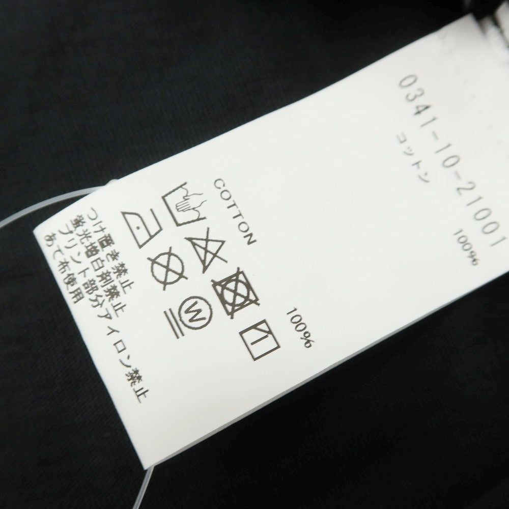 [Used] THE EDITOR Cotton Crew Neck Short Sleeve T-Shirt Black [S] [Condition Rank C] [Men&