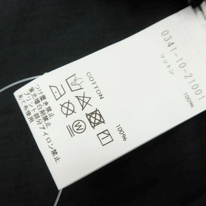 [Used] THE EDITOR Cotton Crew Neck Short Sleeve T-Shirt Black [S] [Condition Rank C] [Men&