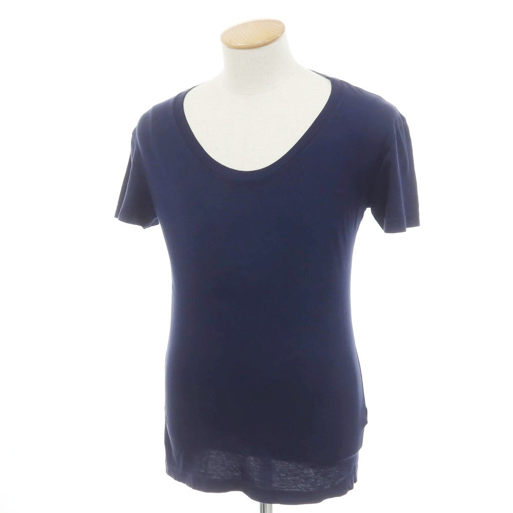 [Used] DtE in California STRASBURGO special order Supima cotton scoop neck short sleeve T-shirt Navy [1] [Condition rank A] [Men&