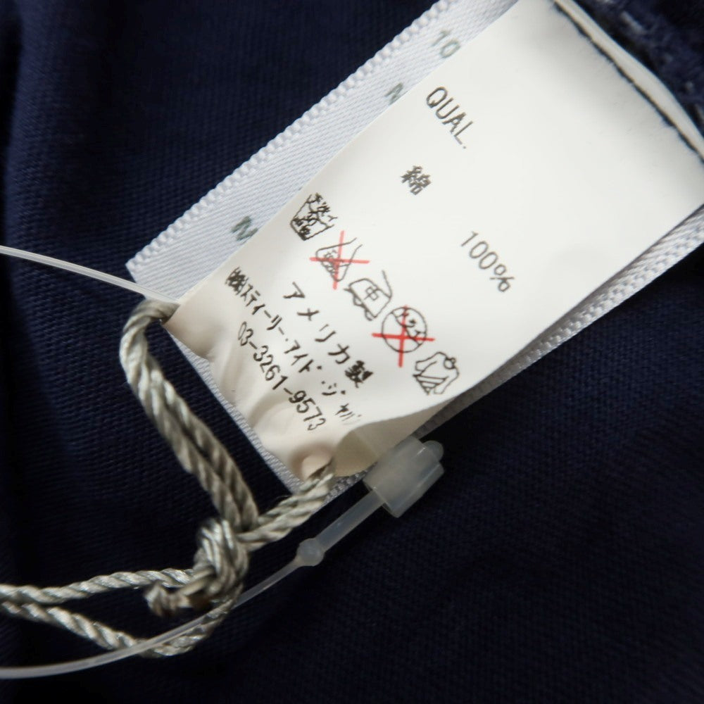 [Used] DtE in California STRASBURGO special order Supima cotton scoop neck short sleeve T-shirt Navy [1] [Condition rank A] [Men&