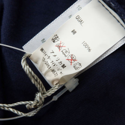 [Used] DtE in California STRASBURGO special order Supima cotton scoop neck short sleeve T-shirt Navy [1] [Condition rank A] [Men&