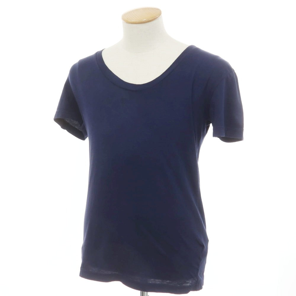 [Used] DtE in California STRASBURGO special order Supima cotton scoop neck short sleeve T-shirt Navy [1] [Condition rank A] [Men&