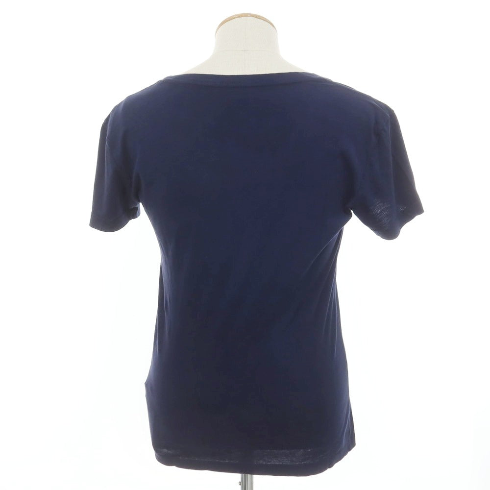[Used] DtE in California STRASBURGO special order Supima cotton scoop neck short sleeve T-shirt Navy [1] [Condition rank A] [Men&