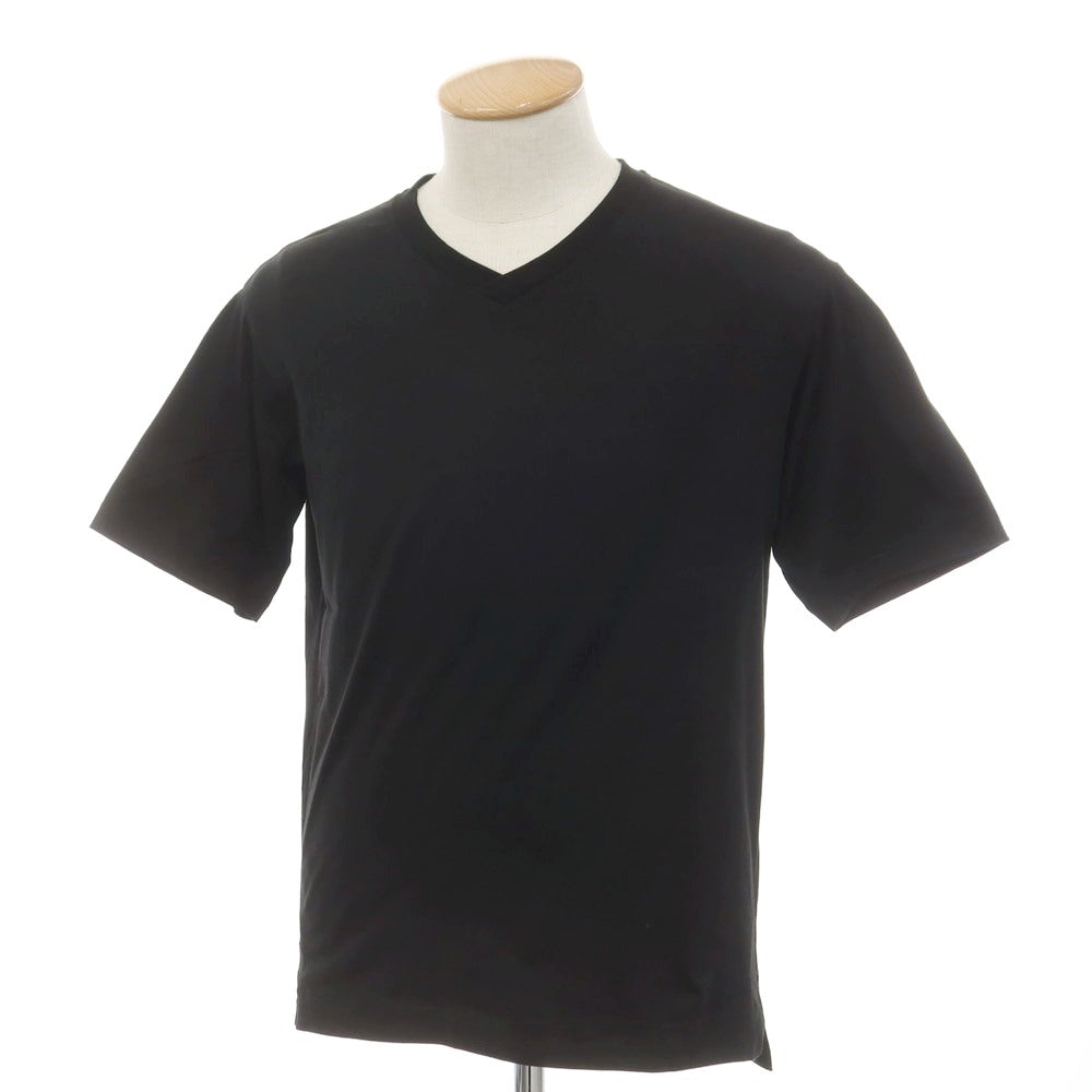 [Used] TOMORROWLAND Cotton V-neck short-sleeve T-shirt Black [XS] [Condition Rank B] [Men&