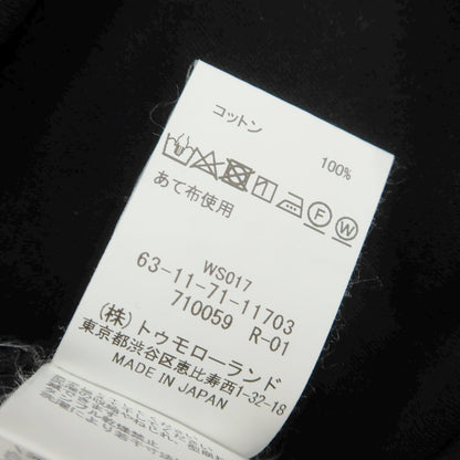 [Used] TOMORROWLAND Cotton V-neck short-sleeve T-shirt Black [XS] [Condition Rank B] [Men&