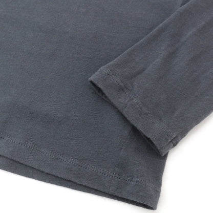 [Used] MAJESTIC FILATURES HOMME Cotton Cashmere Henley Neck Long Sleeve T-Shirt Gray [XS] [Condition Rank B] [Men&