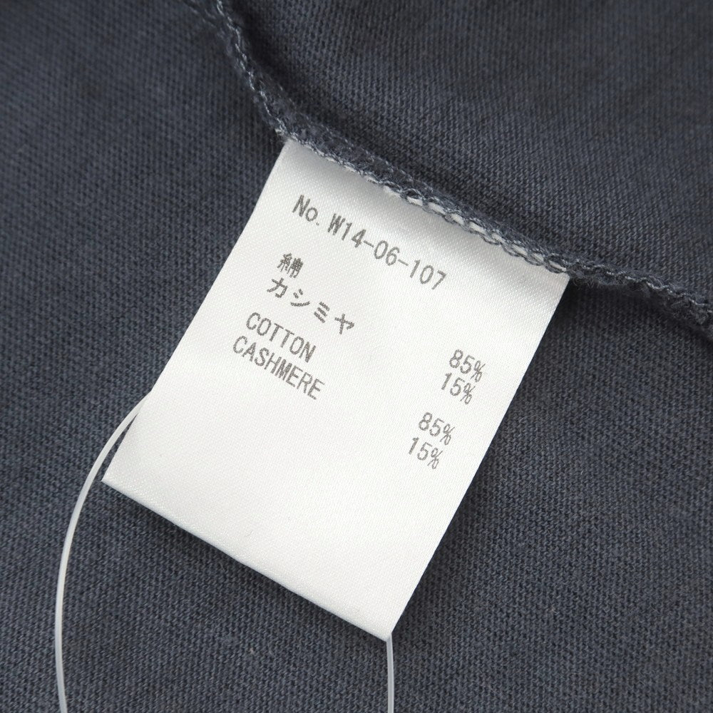 [Used] MAJESTIC FILATURES HOMME Cotton Cashmere Henley Neck Long Sleeve T-Shirt Gray [XS] [Condition Rank B] [Men&
