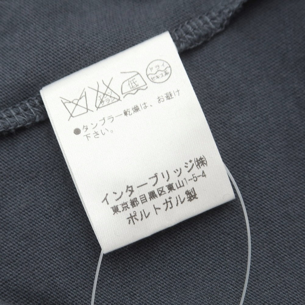[Used] MAJESTIC FILATURES HOMME Cotton Cashmere Henley Neck Long Sleeve T-Shirt Gray [XS] [Condition Rank B] [Men&