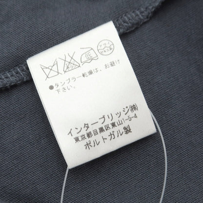 [Used] MAJESTIC FILATURES HOMME Cotton Cashmere Henley Neck Long Sleeve T-Shirt Gray [XS] [Condition Rank B] [Men&
