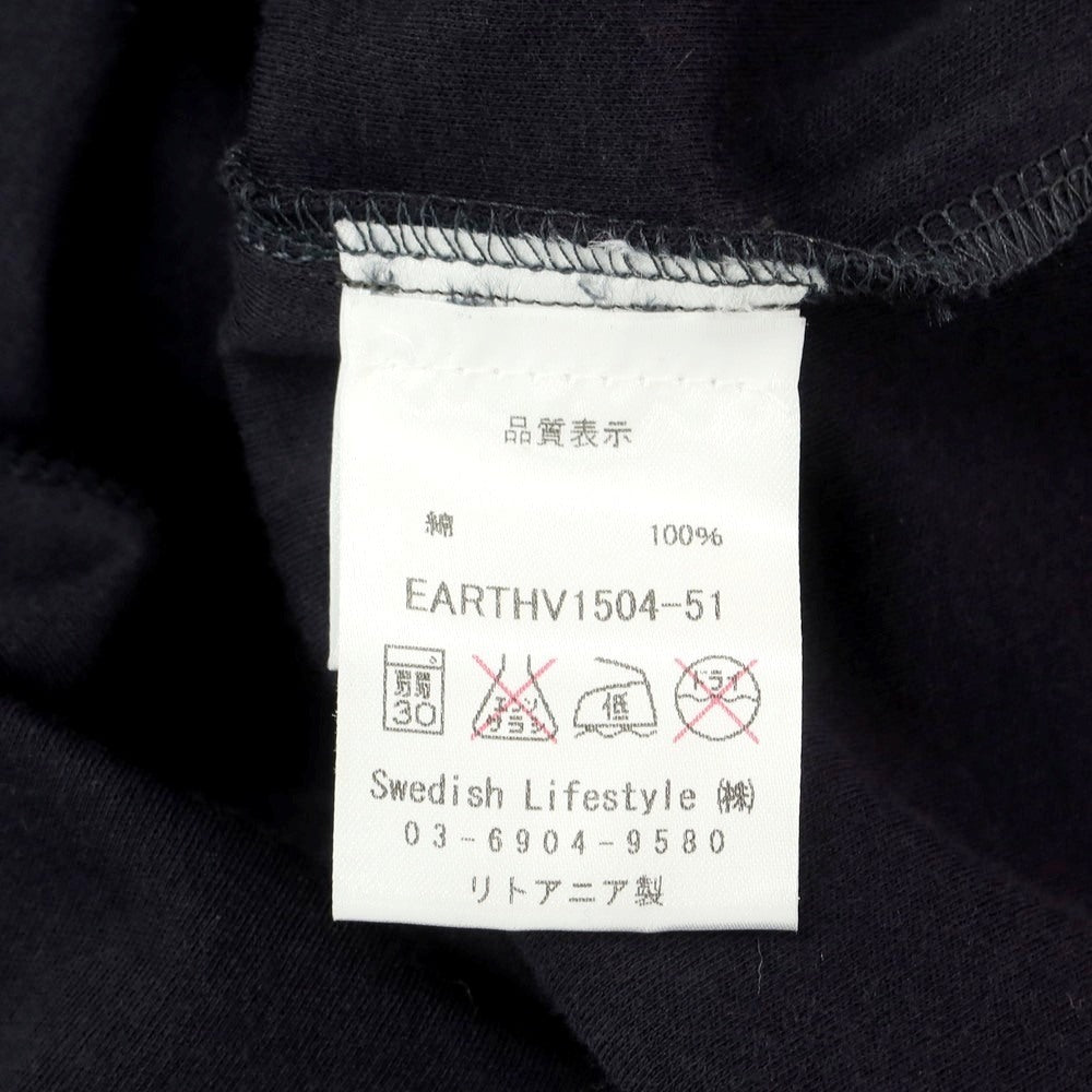 [Used] THE WHITE BRIEFS Cotton V-neck short-sleeve T-shirt Black [S] [Condition Rank B] [Men&