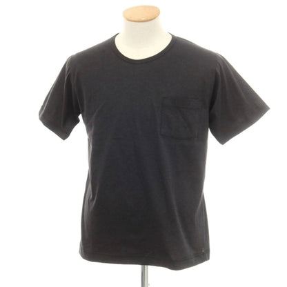 【中古】ジチピ GICIPI コットン クルーネック ポケット 半袖Ｔシャツ チャコール【 3 】【 状態ランクA 】【 メンズ 】 [APD]