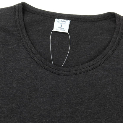 【中古】ジチピ GICIPI コットン クルーネック ポケット 半袖Ｔシャツ チャコール【 3 】【 状態ランクA 】【 メンズ 】 [APD]