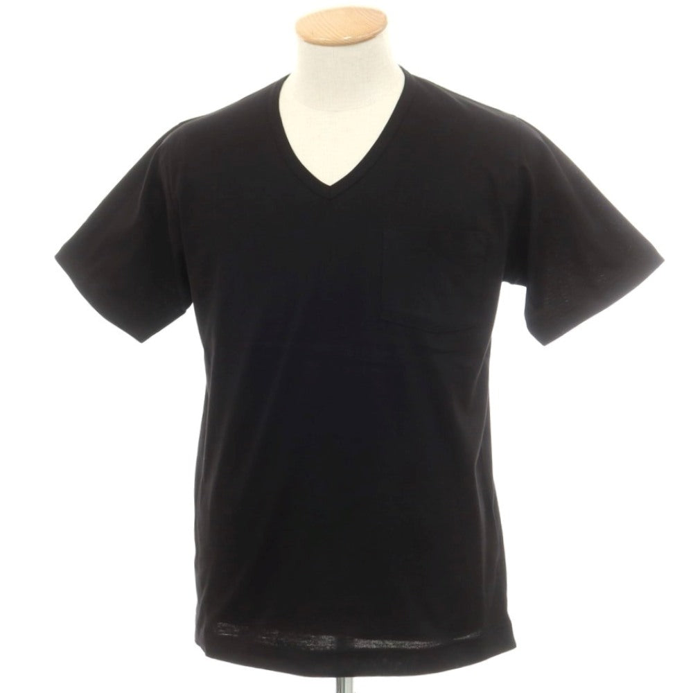 [Used] GICIPI Cotton V-neck Pocket Short Sleeve T-shirt Black [3] [Condition Rank A] [Men&