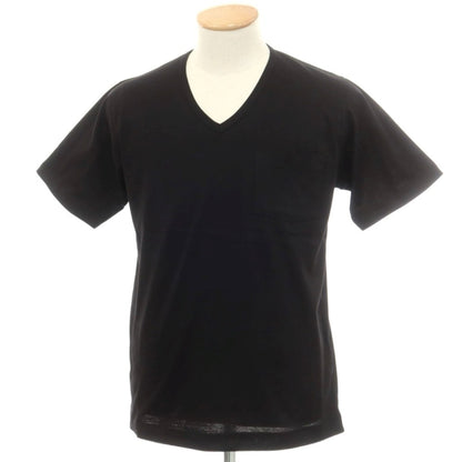 [Used] GICIPI Cotton V-neck Pocket Short Sleeve T-shirt Black [3] [Condition Rank A] [Men&
