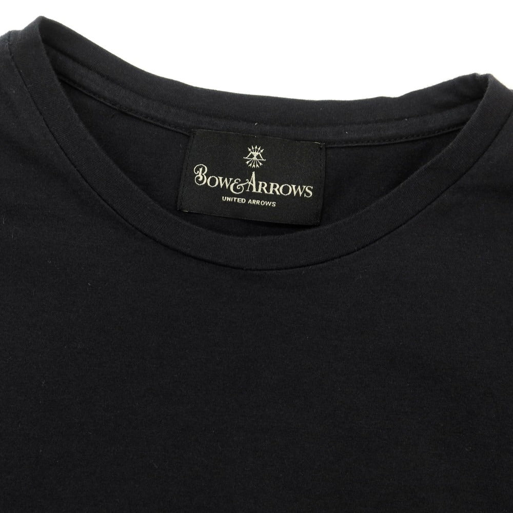 [Used] BOW&amp;amp;ARROWS Cotton Crew Neck Pocket Short Sleeve T-Shirt Black [S] [Condition Rank B] [Men&