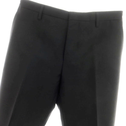 [Used] LANVIN Wool Mohair Dress Slacks Pants Black [44] [Condition Rank B] [Men&