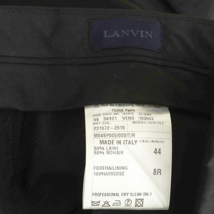 [Used] LANVIN Wool Mohair Dress Slacks Pants Black [44] [Condition Rank B] [Men&