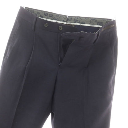 【中古】ピーティーゼロウーノ PT01 ストレッチウールポリエステル ドレススラックスパンツ ネイビー【 46 】【 状態ランクB 】【 メンズ 】