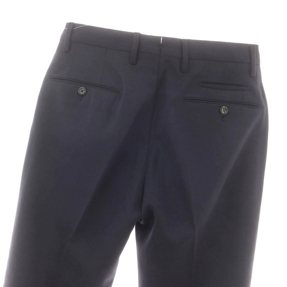 【中古】ピーティーゼロウーノ PT01 ストレッチウールポリエステル ドレススラックスパンツ ネイビー【 46 】【 状態ランクB 】【 メンズ 】