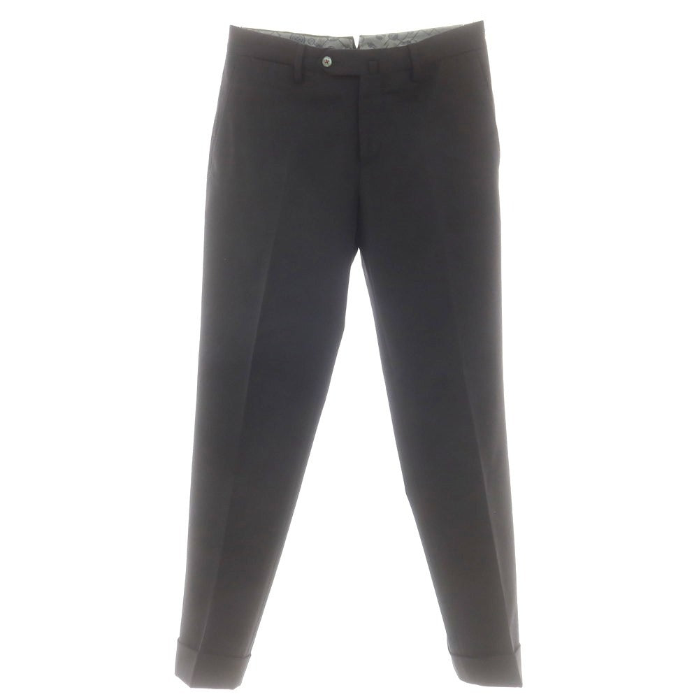 【中古】ピーティーゼロウーノ PT01 ストレッチポリエステルウール ドレススラックスパンツ ブラック【 44 】【 状態ランクB 】【 メンズ 】