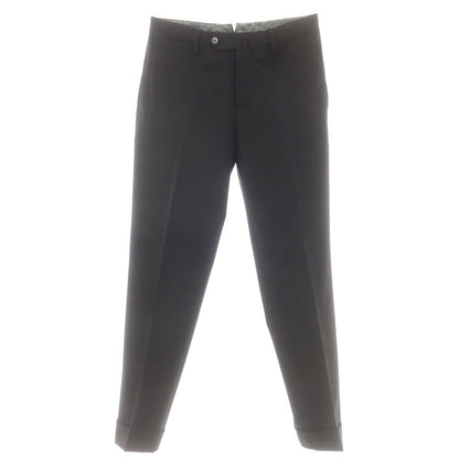 【中古】ピーティーゼロウーノ PT01 ストレッチポリエステルウール ドレススラックスパンツ ブラック【 44 】【 状態ランクB 】【 メンズ 】