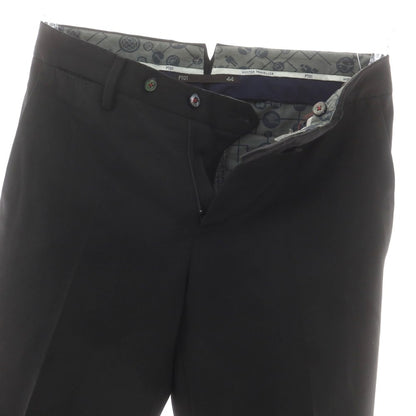 【中古】ピーティーゼロウーノ PT01 ストレッチポリエステルウール ドレススラックスパンツ ブラック【 44 】【 状態ランクB 】【 メンズ 】