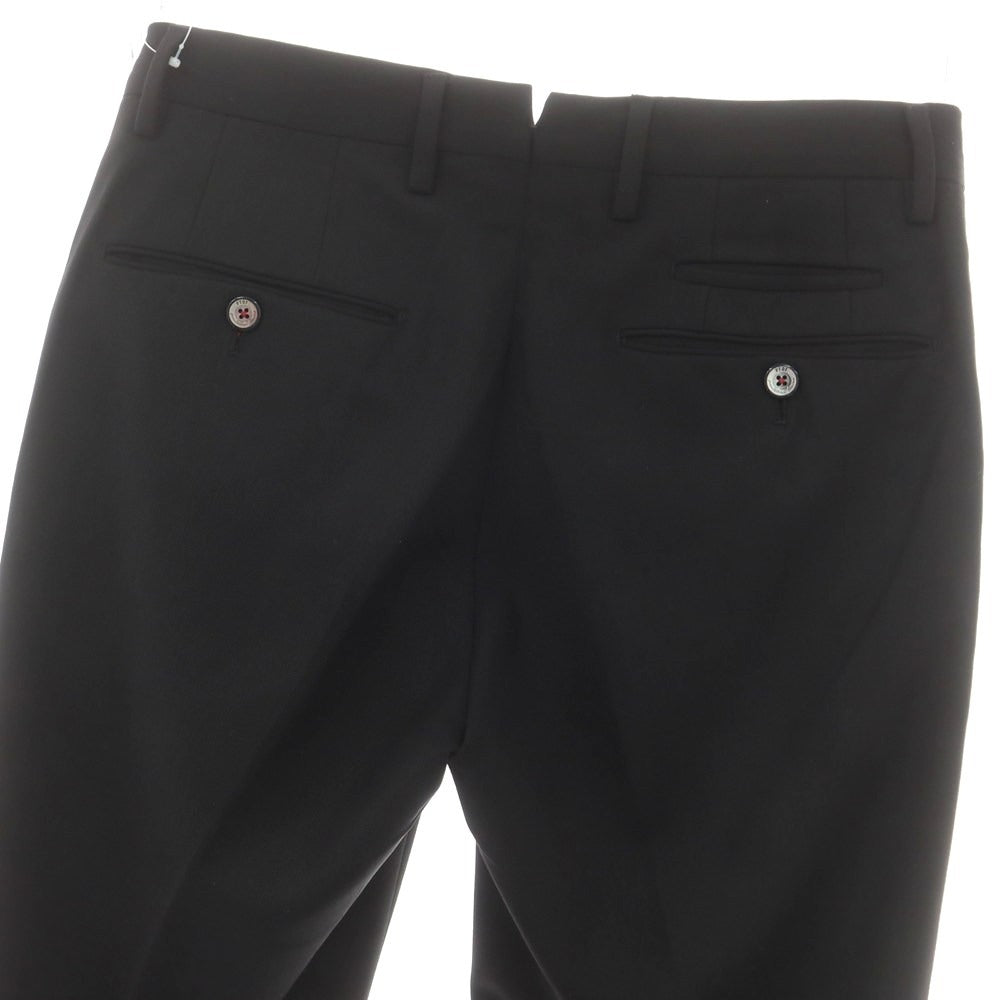 【中古】ピーティーゼロウーノ PT01 ストレッチポリエステルウール ドレススラックスパンツ ブラック【 44 】【 状態ランクB 】【 メンズ 】
