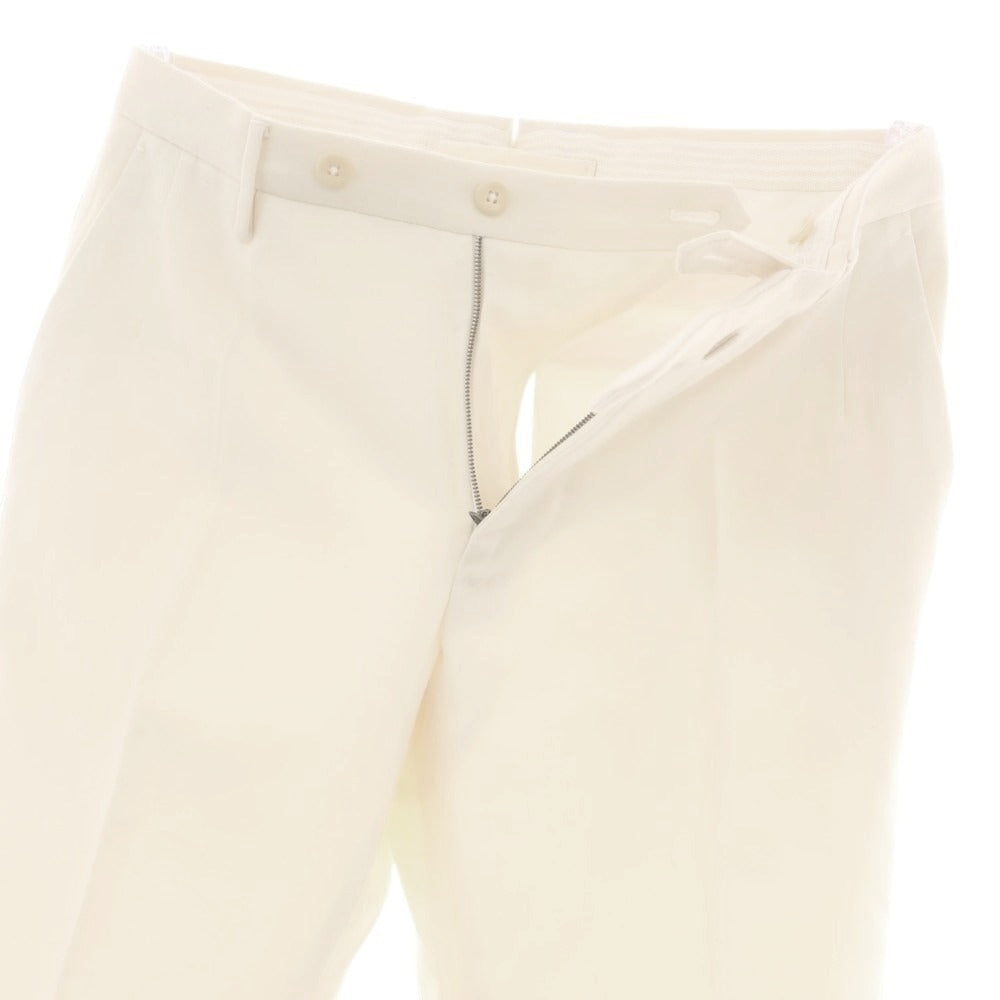 【中古】インコテックス INCOTEX ウール ドレススラックスパンツ アイボリー【 46 】【 状態ランクB 】【 メンズ 】