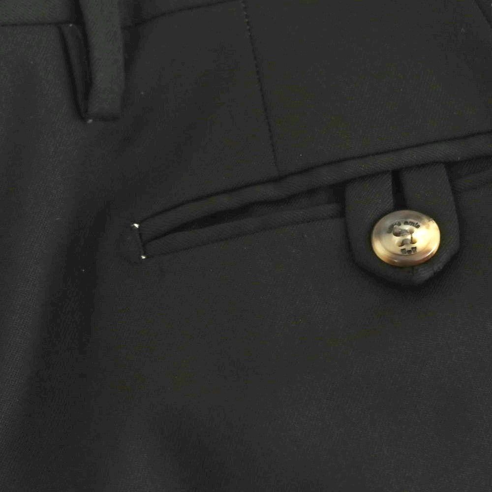 [Used] ENTRE AMIS Stretch Wool Polyester Dress Slacks Pants Black [30] [Condition Rank B] [Men&
