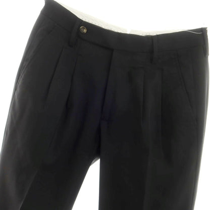 [Used] ENTRE AMIS Stretch Wool Polyester Dress Slacks Pants Black [30] [Condition Rank B] [Men&