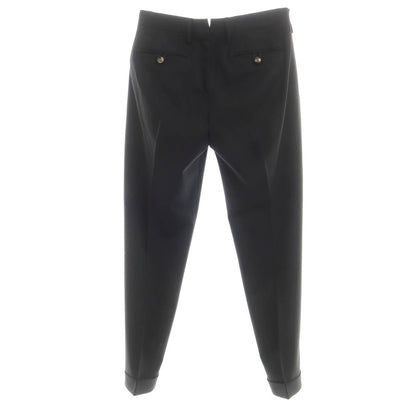 [Used] ENTRE AMIS Stretch Wool Polyester Dress Slacks Pants Black [30] [Condition Rank B] [Men&