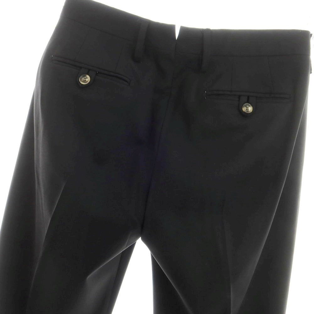 [Used] ENTRE AMIS Stretch Wool Polyester Dress Slacks Pants Black [30] [Condition Rank B] [Men&