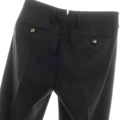[Used] ENTRE AMIS Stretch Wool Polyester Dress Slacks Pants Black [30] [Condition Rank B] [Men&