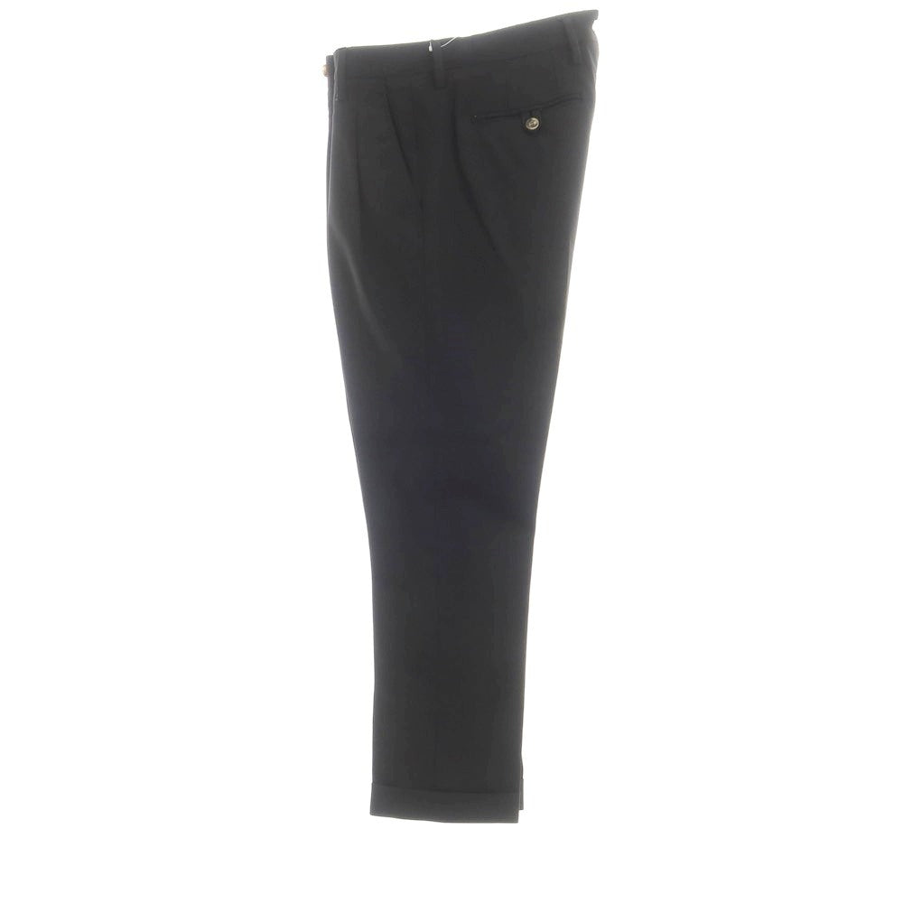 [Used] ENTRE AMIS Stretch Wool Polyester Dress Slacks Pants Black [30] [Condition Rank B] [Men&