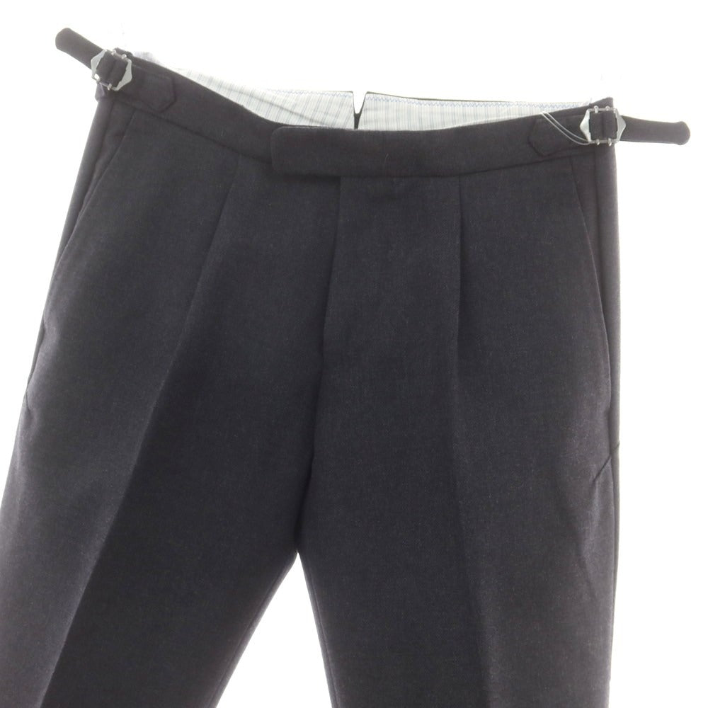 【中古】セラードアー CellarDoor ウール ドレススラックスパンツ ダークグレー【 46 】【 状態ランクB 】【 メンズ 】