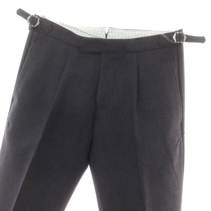 【中古】セラードアー CellarDoor ウール ドレススラックスパンツ ダークグレー【 46 】【 状態ランクB 】【 メンズ 】