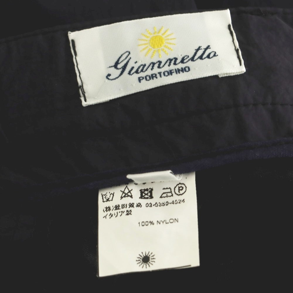 [Used] Giannetto nylon easy pants, grayish navy [46] [Condition rank B] [Men&