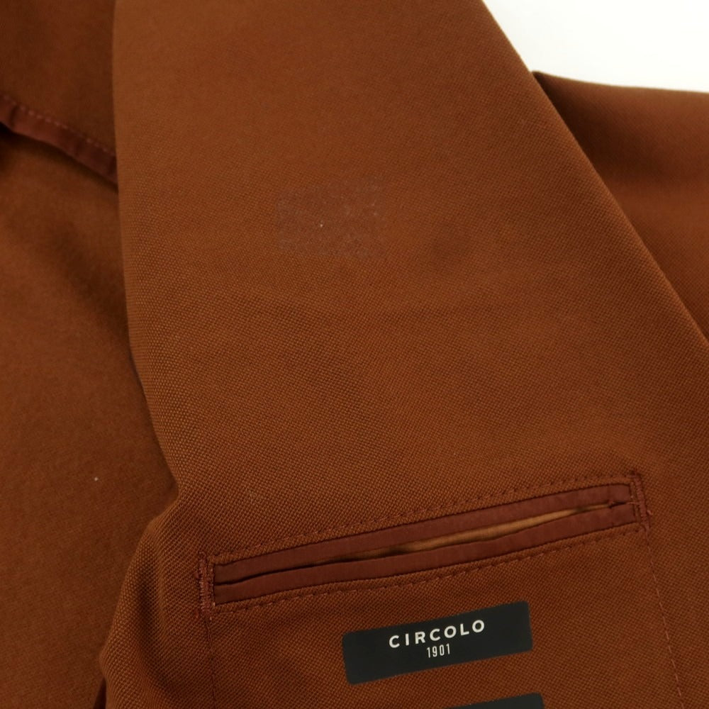 [Used] CIRCOLO 1901 Cotton Jersey Casual Jacket Brown [44] [Condition Rank A] [Men&