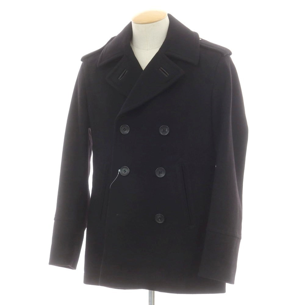 【中古】コーチ COACH ウール ナイロン ピーコート ブラック【サイズXS】【 状態ランクB 】【 メンズ 】 [DPD]