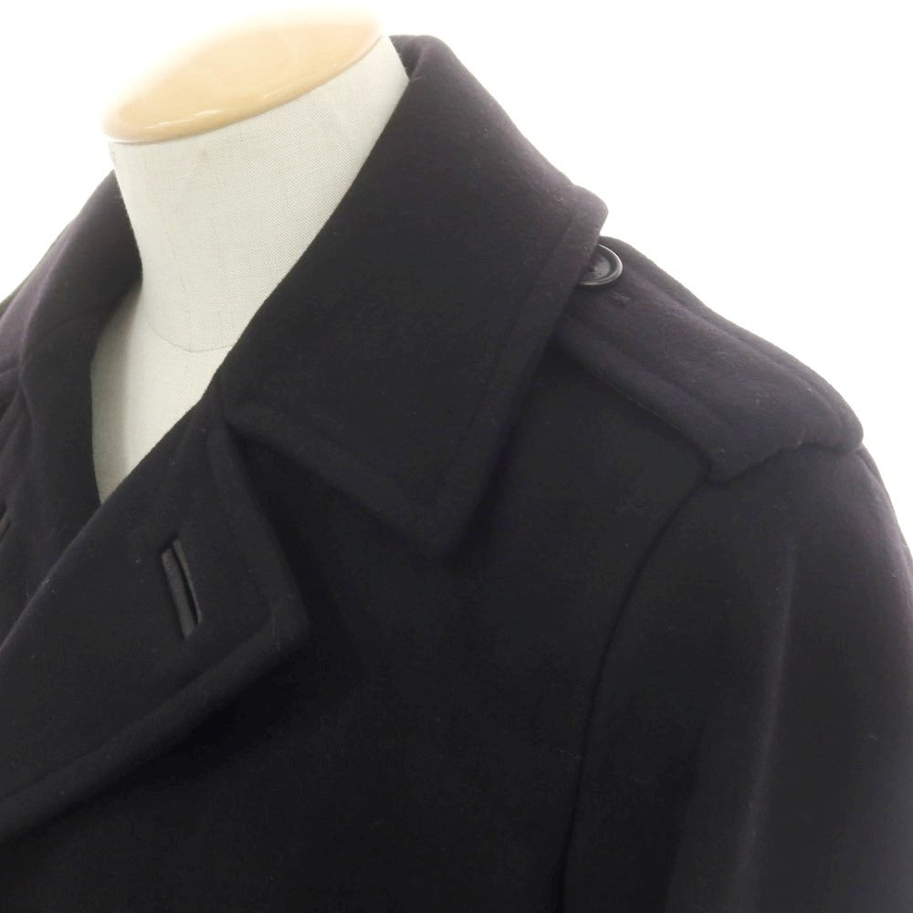 【中古】コーチ COACH ウールナイロン ピーコート ブラック【 XS 】【 状態ランクB 】【 メンズ 】