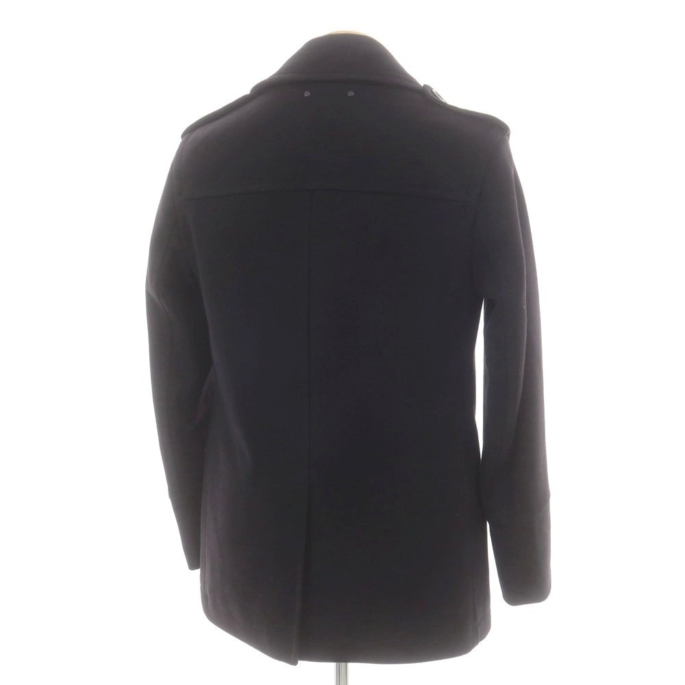 【中古】コーチ COACH ウールナイロン ピーコート ブラック【 XS 】【 状態ランクB 】【 メンズ 】