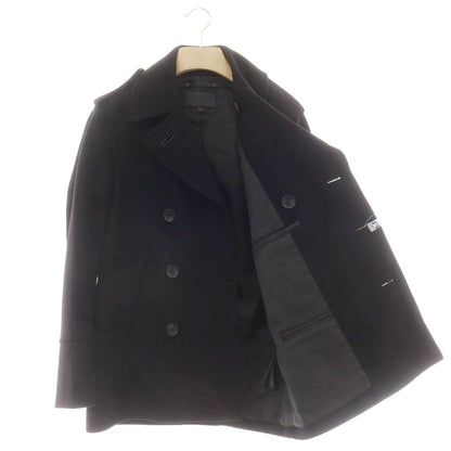 【中古】コーチ COACH ウールナイロン ピーコート ブラック【 XS 】【 状態ランクB 】【 メンズ 】
