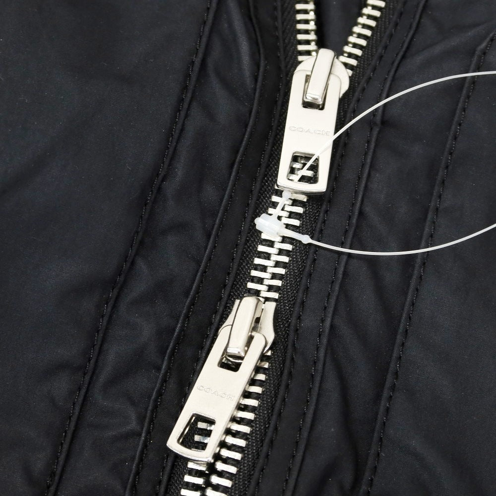 【中古】コーチ COACH オイルドコットン ミリタリージャケット ブラック【 XS 】【 状態ランクC 】【 メンズ 】