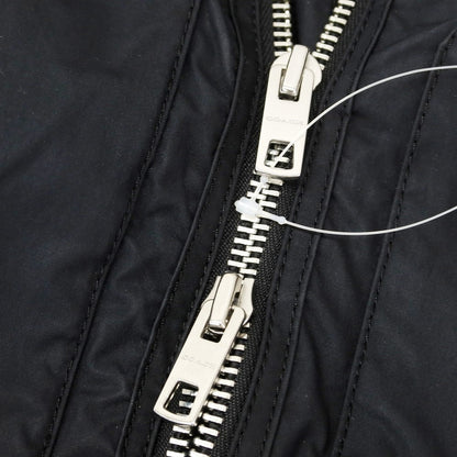 【中古】コーチ COACH オイルドコットン ミリタリージャケット ブラック【 XS 】【 状態ランクC 】【 メンズ 】