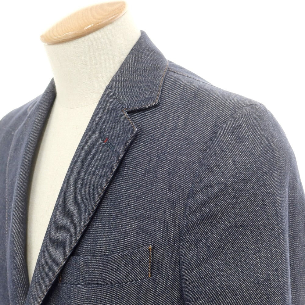 [Used] FAY denim casual jacket, navy [44] [Condition rank C] [Men&