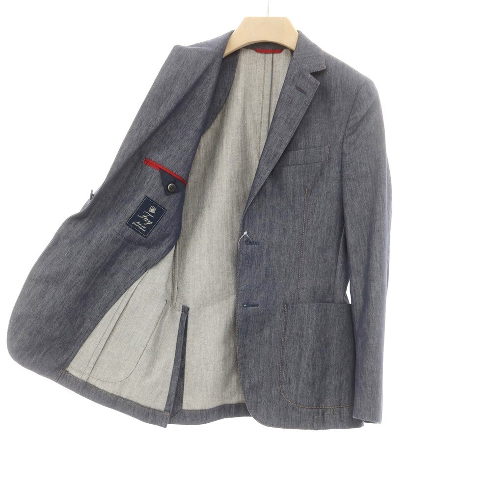[Used] FAY denim casual jacket, navy [44] [Condition rank C] [Men&